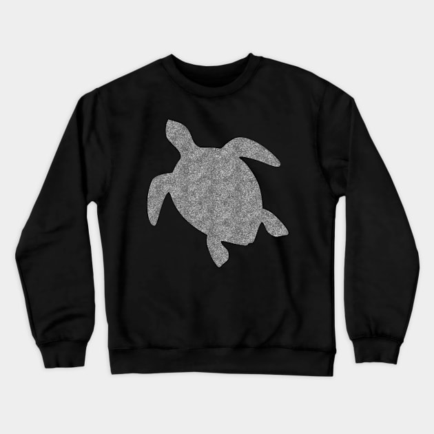 Silver Turtle Crewneck Sweatshirt by MarieStar